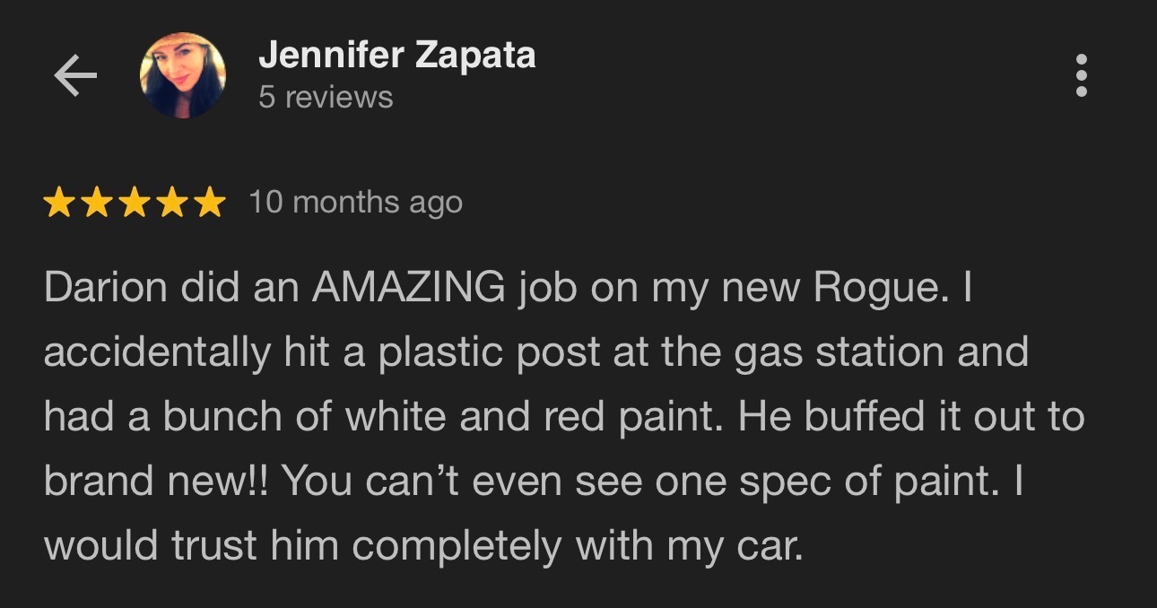 Review screenshot from Rohan Rudolph