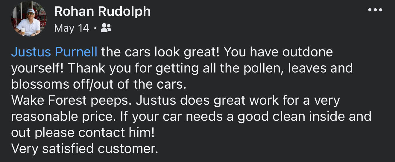 Review from Rohan Rudolph