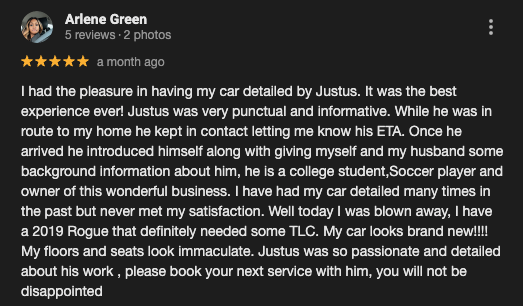 Review from Arlene Green